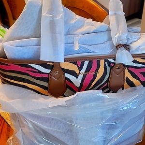 BRAND NEW ORIGINAL MICHAEL KORS BROWN MULTI COLOR